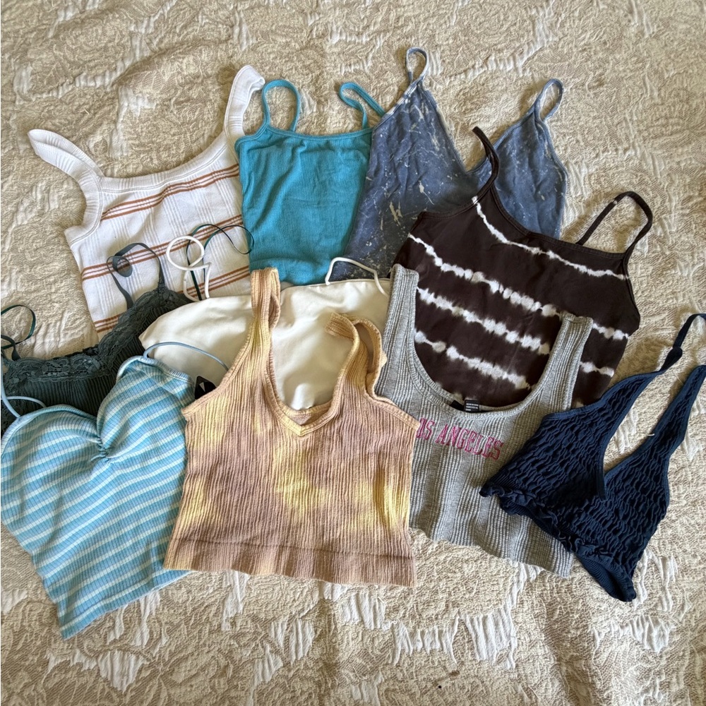BUNDLE Women's Cropped Tank Tops - Assorted Colors
